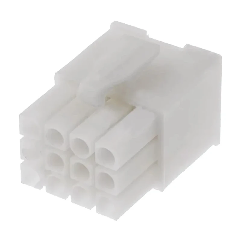TE Connectivity Mini-Universal MATE-N-LOK Male Connector Housing 12 Way 3 Row 4.2 mm Pitch Nylon Cable Mount 172341-1
