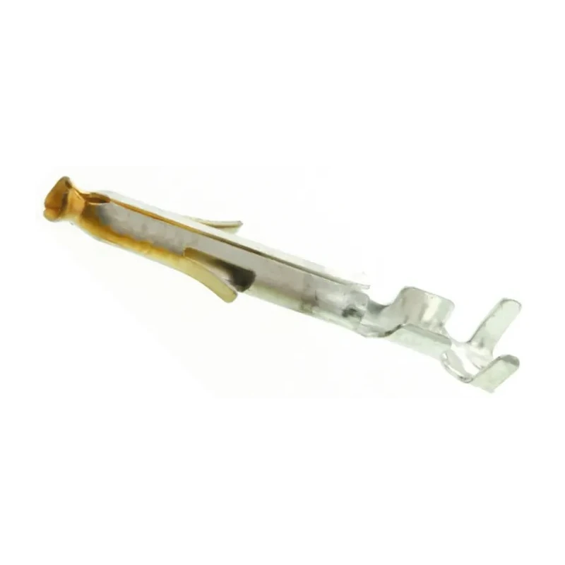 TE Connectivity Mini-Universal MATE-N-LOK Series Female Crimp Terminal 9.5A Current Gold Plating Brass Contact 1-770986-0