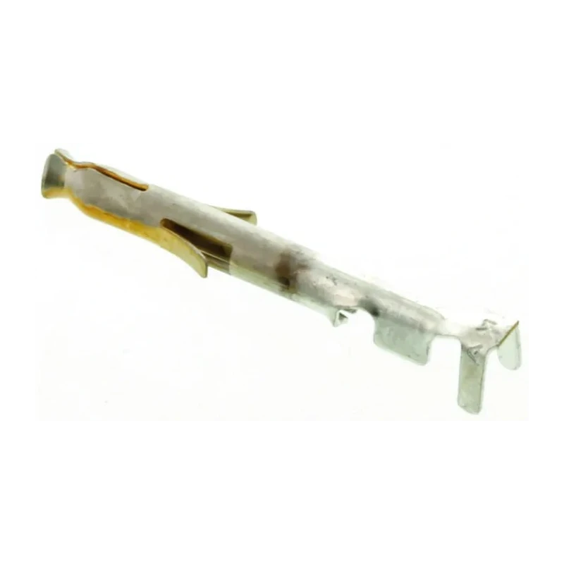 TE Connectivity Mini-Universal MATE-N-LOK Series Female Crimp Terminal 9.5A Current Gold Plating Brass Contact 1-770986-0