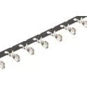 TE Connectivity AMP CT Series Female Crimp Terminal, 26 AWG Min Crimp, 22 AWG Max, 4A Current, Tin Plating, 7.5mm 179518-1