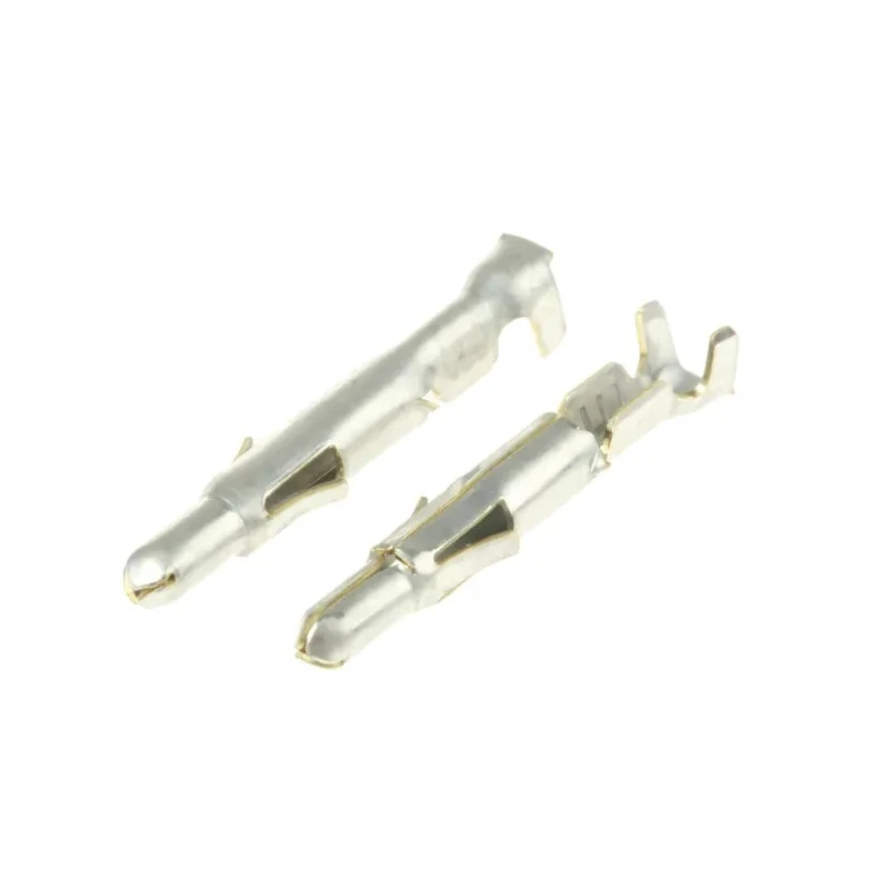 TE Connectivity Universal MATE-N-LOK Series Male Crimp Terminal Contact Brass Tin Plating 19A 24-18 AWG 22.23mm 350690-1