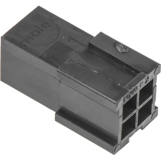 TE Connectivity Universal MATE-N-LOK PCB Connector Housing Male 6.35 mm Pitch 8 Way 1 Row Straight 640582-1