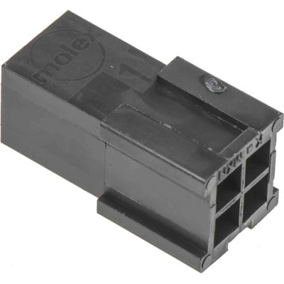 TE Connectivity Universal MATE-N-LOK PCB Connector Housing Male 6.35 mm Pitch 8 Way 1 Row Straight 640582-1