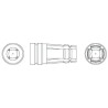 TE Connectivity Holtite PCB Socket Female Contact 5A 2.54mm Straight Orientation 6-1437514-6