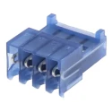 TE Connectivity 4-Way IDC Connector Female, 1 Row, 2.54mm Pitch, 5A, 250V AC, Nylon Housing 3-643815-4
