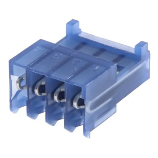 TE Connectivity 4-Way IDC Connector Female, 1 Row, 2.54mm Pitch, 5A, 250V AC, Nylon Housing 3-643815-4