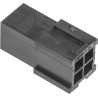 TE Connectivity Universal MATE-N-LOK Male Connector Housing 6.35 mm Pitch 6 Way 1 Row Straight 926300-3