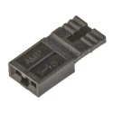 TE Connectivity AMPMODU NOVO Shunt Straight Female Black Handle 2 Way 1 Row 2.54 mm Pitch 881545-1