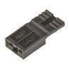 TE Connectivity AMPMODU NOVO Shunt Straight Female Black Handle 2 Way 1 Row 2.54 mm Pitch 881545-1