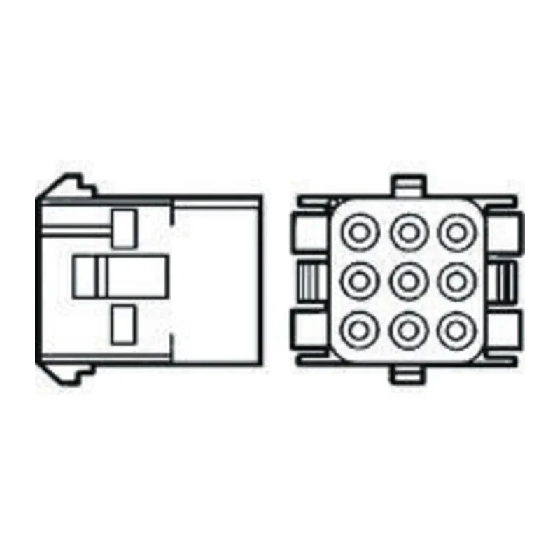 TE Connectivity Universal MATE-N-LOK Female Connector Housing 6.35 mm Pitch 15 Way 3 Row Straight 926647-3
