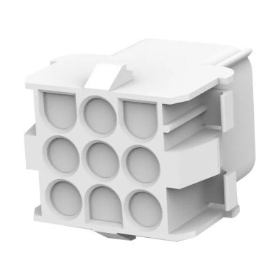 TE Connectivity Universal MATE-N-LOK Female Connector Housing 6.35 mm Pitch 9 Way 3 Row Straight 927231-3