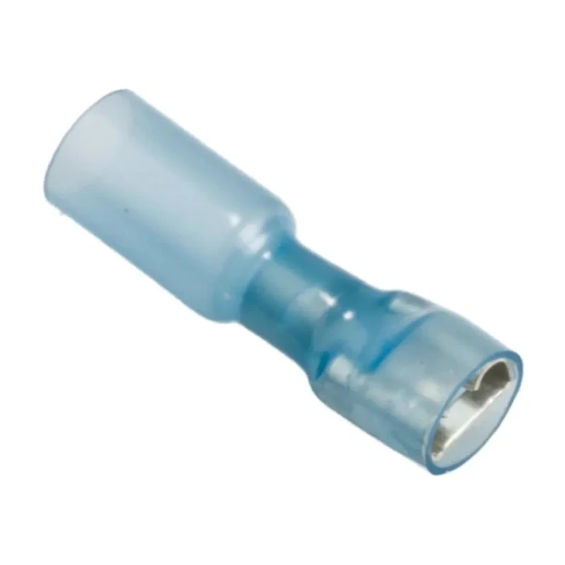TE Connectivity Blue Insulated Female DuraSeal Spade Connector Crimp 6.6 x 0.8 mm Tab Size 16 AWG to 14 AWG 177469-000