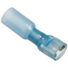 TE Connectivity Blue Insulated Female DuraSeal Spade Connector Crimp 6.6 x 0.8 mm Tab Size 16 AWG to 14 AWG 177469-000