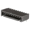 TE Connectivity AMPMODU MOD II Series Right Angle Through Hole PCB Header 8 Contacts 2.54 mm Pitch 1 Row Shrouded 5-103361-6