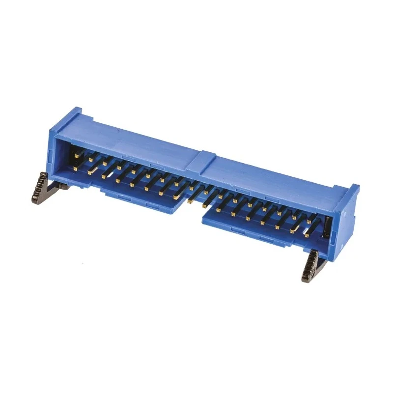 TE Connectivity AMP-LATCH Series Straight Through Hole PCB Header, 34 Contact, 2.54 mm Pitch, 2 Row, Shrouded 3-1761608-1
