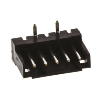 TE Connectivity AMP CT Series Straight Surface PCB Header, 5 Contacts, 2 mm Pitch, 1 Row, Shrouded 292171-5