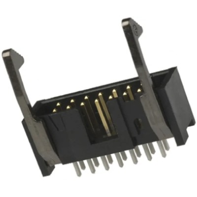 TE Connectivity AMP-LATCH Series Straight Through Hole PCB Header 16 Contacts 2 Rows 2.54 mm Pitch Shrouded 2-1761608-6