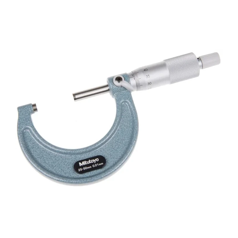 Mitutoyo External Micrometre 25-50 mm, Accuracy ±0.002 mm, Resolution 0.01 mm 103-138