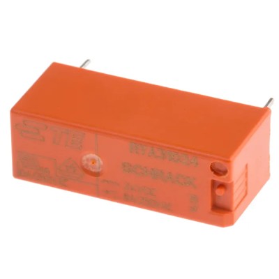 TE Connectivity PCB Power Relay 24V dc Coil 8A Switching Current SPST RYA31024