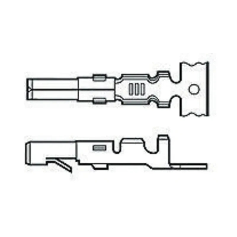 TE Connectivity Commercial MATE-N-LOK Series Female Crimp Terminal 15A 17 AWG Min, 13 AWG Max 163302-6