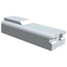 TE Connectivity 1 Way Polyamide 66 Crimp Terminal Housing, 6.35 mm Tab Size, Natural 1544456-1