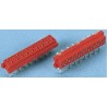 TE Connectivity Micro-MaTch Series 4-Contact 2 Row 2.54 mm Pitch Straight Through Hole PCB Socket 230V 1.5A 215079-4