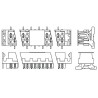 TE Connectivity Micro-MaTch Series Straight Surface PCB Socket, 4-Contact, 2 Row, 2.54 mm Pitch Solder 7-338069-4