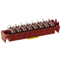 TE Connectivity Micro-MaTch Series Straight Surface PCB Socket 16-Contact 2 Row 2.54 mm Pitch Solder 8-338069-6