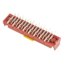 TE Connectivity Micro-MaTch Series Straight Surface PCB Socket 16-Contact 2 Row 2.54 mm Pitch Solder 8-338069-6