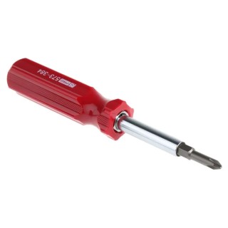 RS PRO Bit Holder Screwdriver, 3/16 in, 9/32 in, PH1, PH2 Tip, 185mm Overall 573-384
