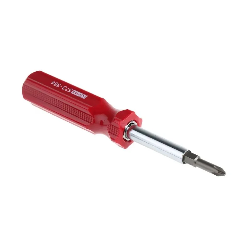 RS PRO Bit Holder Screwdriver, 3/16 in, 9/32 in, PH1, PH2 Tip, 185mm Overall 573-384