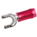 TE Connectivity PIDG Insulated Fork Terminal 22 AWG to 16 AWG M3.5 Stud Size Nylon Red 326861