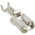 TE Connectivity Positive Lock .250 Mk I Black Uninsulated Female Spade Connector Crimp 6.35 x 0.81 mm Tab Size 160773-6