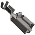 TE Connectivity Positive Lock Uninsulated Female Crimp Spade Connector 6.35 x 0.81 mm Tab Size 17 AWG 927855-6
