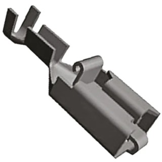 TE Connectivity Positive Lock Uninsulated Female Crimp Spade Connector 6.35 x 0.81 mm Tab Size 17 AWG 927855-6