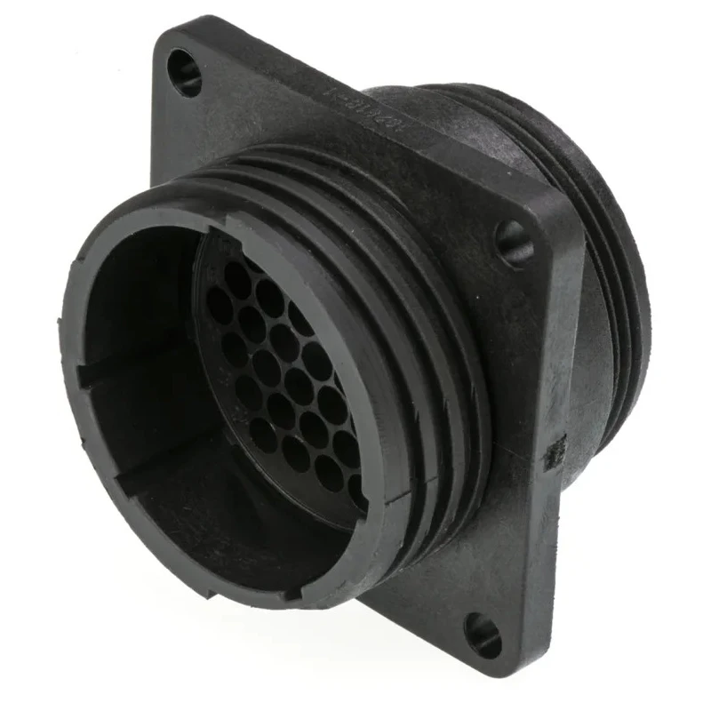 TE Connectivity Circular Connector Panel Mount Socket Male 37 Contacts IP67 600V Crimp Termination 182918-1