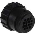 TE Connectivity Circular Connector 14 Contacts Cable Standard Plug Male CPC Series 206044-1