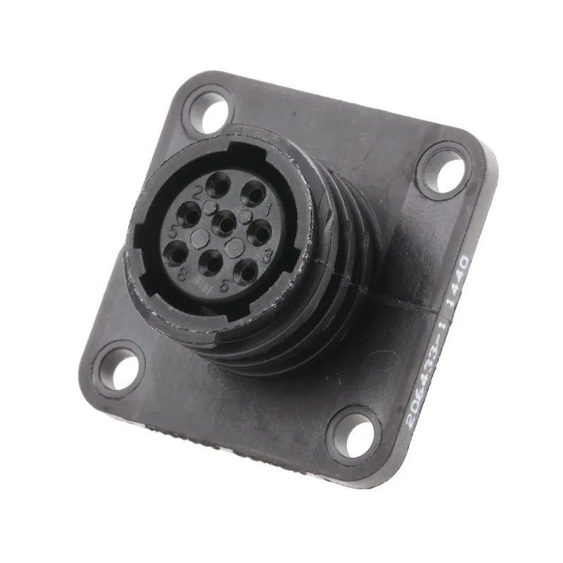 TE Connectivity Circular Connector 8 Contacts Panel Mount Socket Female CPC Series 206433-1