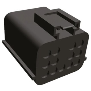 TE Connectivity Econoseal III 070 Male Connector Housing, 4.8 mm Pitch, 13 Way, 3 Row Straight 344260-1