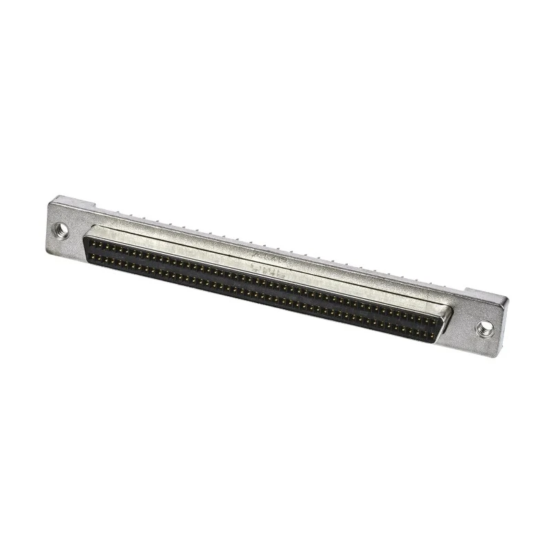 TE Connectivity AMPLIMITE .050 III 100 Way Straight 2.54 mm Pitch Through Hole D-Sub Connector Female 5749070-9