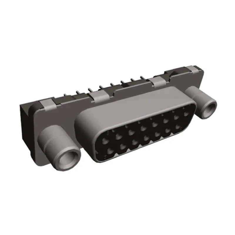 TE Connectivity AMPLIMITE HDP-20 15 Way Straight 2.74 mm Pitch Through Hole D-Sub Connector with 4 to 40 UNC 3-338314-2