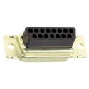 TE Connectivity AMPLIMITE HDP-20 15 Way Straight Cable D-Sub Connector Male 250V Steel Housing 205206-9