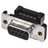 TE Connectivity Amplimite HDF-20 9 Way Right Angle 2.76 mm Pitch Cable D-Sub Connector Female 1658610-4