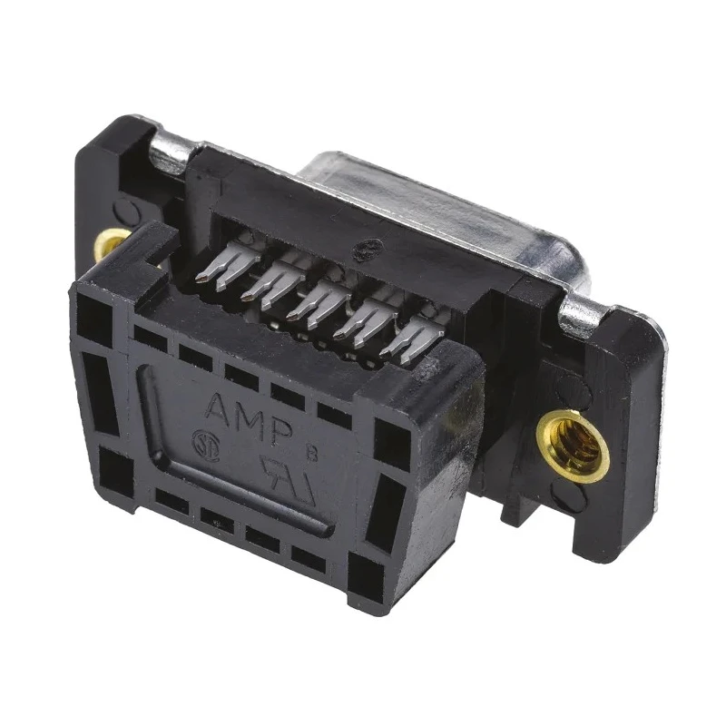 TE Connectivity Amplimite HDF-20 9 Way Right Angle 2.76 mm Pitch Cable D-Sub Connector Female 1658610-4