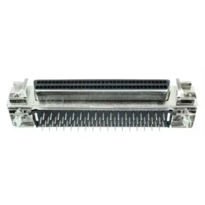 TE Connectivity AMPLIMITE .050 III 68 Way Right Angle 1.27 mm Pitch Through Hole Board Lock Female D-Sub Connector 1761028-4