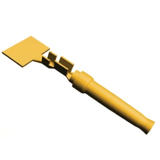 TE Connectivity AMPLIMITE HDP-20 Series Size 20 Female Crimp D-Sub Connector Contact Gold over Nickel 24 AWG 66505-9