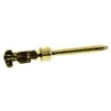 TE Connectivity AMPLIMITE HDP-20 Series Size 20 Male Crimp D-Sub Connector Contact Gold over Nickel Signal 24 AWG 66506-9