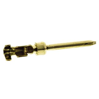 TE Connectivity AMPLIMITE HDP-20 Series Size 20 Male Crimp D-Sub Connector Contact Gold over Nickel Signal 24 AWG 66506-9