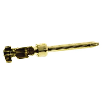 TE Connectivity AMPLIMITE HDP-20 Series Size 20 Male Crimp D-Sub Connector Contact Gold over Nickel Signal 24 AWG 66506-9