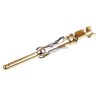 TE Connectivity Male Crimp Circular Connector Contact Contact Size 16 Wire Size 20, 24AWG 13A 250V Brass Gold over 163086-2